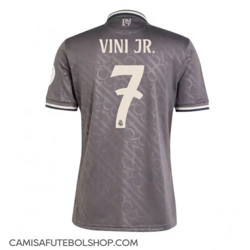 Camisa de time de futebol Real Madrid Vinicius Junior #7 Replicas 3º Equipamento 2024-25 Manga Curta